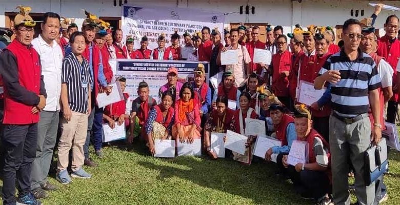 Arunachal: Union Law Ministry & APSLSA Organizes Online Legal Literacy Training for GBs of Pakke Kesang & East Kameng