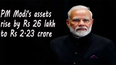 PM Modi's assets rise by Rs 26 lakh to Rs 2.23 crore