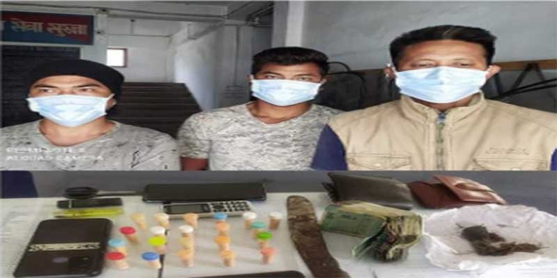 Arunachal 3 Drug Peddlers Arrested In Bomdila