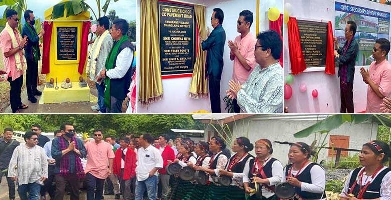 Arunachal: Chowna Mein inaugurates 11 major developmental infrastructures in Changlang