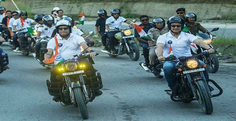 Arunachal: Pema Khandu, Kiren Rijiju join Har Ghar Tiranga bike rally