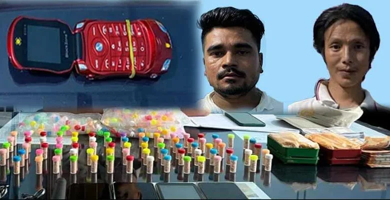 Itanagar Capital Police Continues Crackdown on Drugs, 2 arrested, Heroin seized