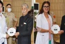 Arunachal: Governor felicitated health officials