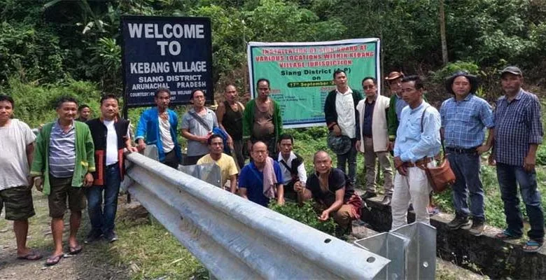Arunachal: Villagers of Kebang install sign boards at various locations within the village jurisdiction