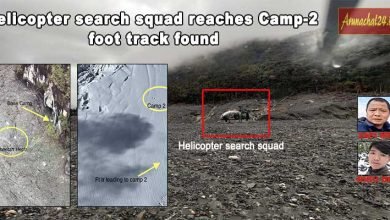 Arunachal- Helicopter search squad for Tapi Mra, Niku Dao reaches Camp-2, foot track found