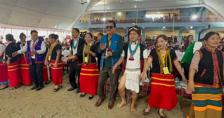 Arunachal: Chowna Mein attends Solung Festival at Itanagar