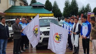 Arunachal: Tsering Tashi flags off Badminton team to participate 10th Greater Kameng Badminton tournament