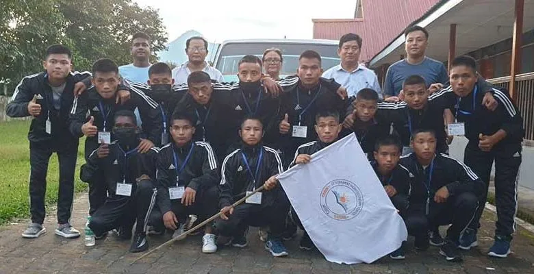 Arunachal: Team Arunachal from GHSS Mebo flagged off to participate in the Subroto Cup International Football Tournament at Delhi