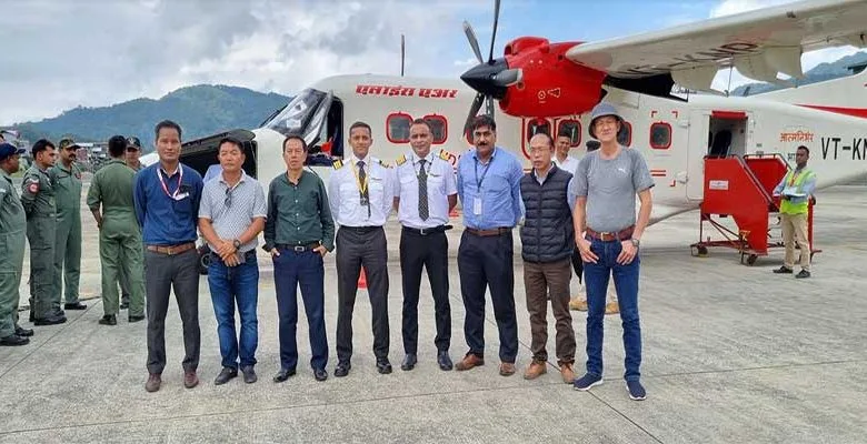 Arunachal: First Test Flight Lands at Ziro alg on Thursday