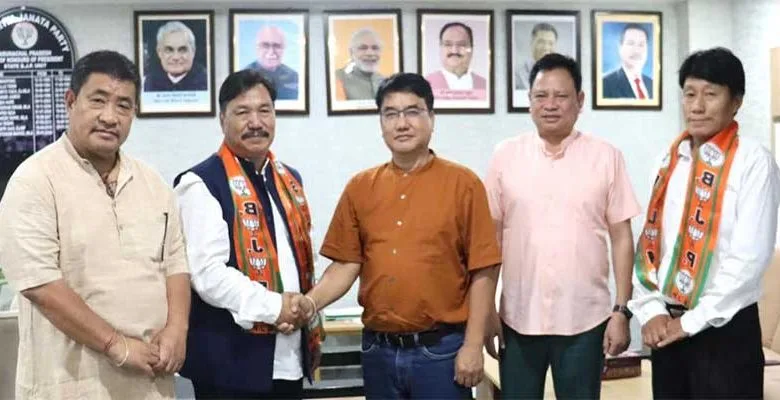 ITANAGAR- 2 former BJP leaders again join BJP