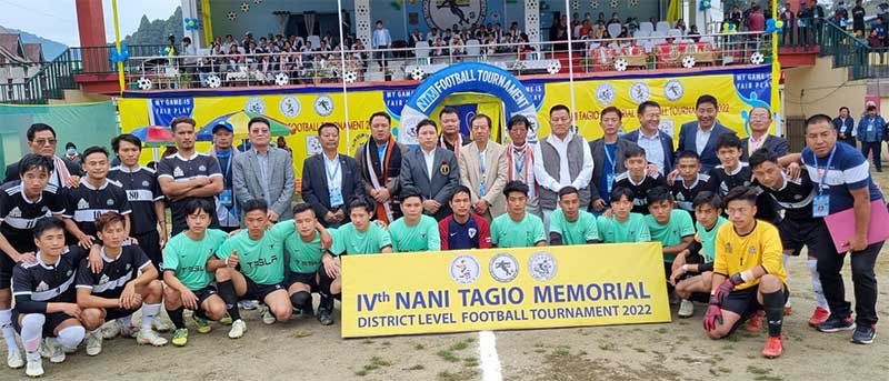 Arunachal: Nani Tagio Memorial Football Tournament -2022 kickoff