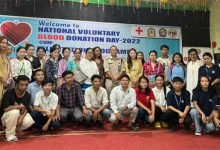 Arunachal: National Voluntary Blood Donation Day observed at Naharlagun