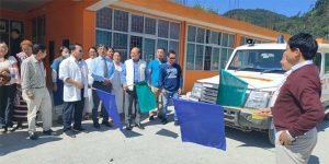 Arunachal: Nabam Tuki flags off Ambulance donated by NEEPCO