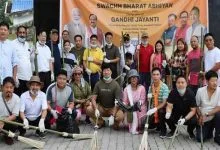 Arunachal: BJP observe 153rd birth anniversary of Mahatma Gandhi as part of Sewa Pakhwada