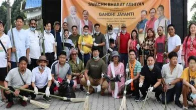 Arunachal: BJP observe 153rd birth anniversary of Mahatma Gandhi as part of Sewa Pakhwada