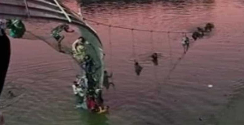 Gujrat: 35 dead in cable bridge collapse, over 100 feared trapped