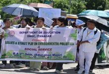 Arunachal: DNGC Organizes Rallies on Environmental Pollution