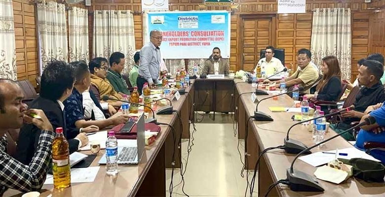Arunachal: District Export Action Plan for Papum Pare finalized