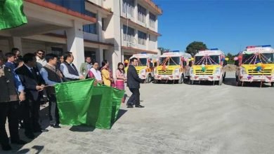 Arunachal: Chowna Mein Flags off four Ambulances with Basic Life Support System