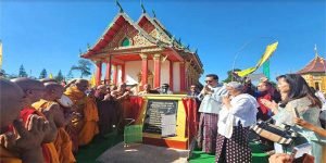 Arunachal: Reverent Loung-Phow Somphon dedicates Ordination Hall, Buddha Temple to the people at Namsai
