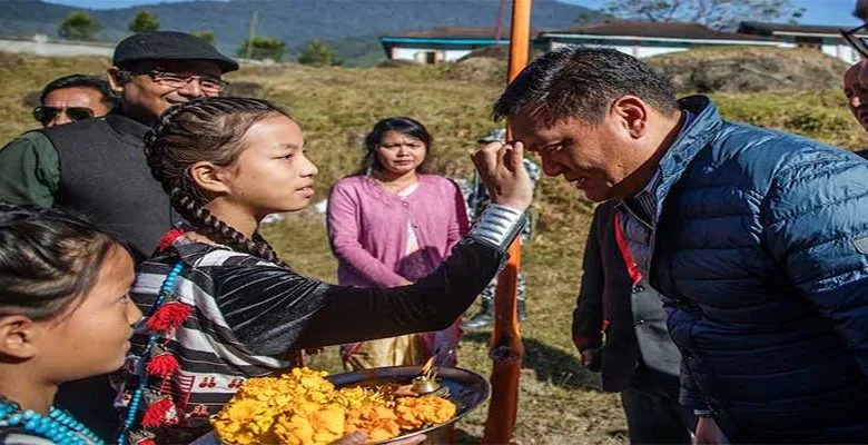 Arunachal CM asks villagers 'You give us land, we will give you development'