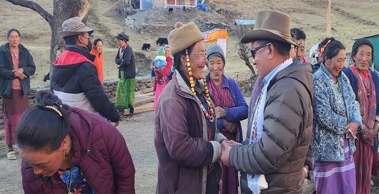 Arunachal: DC Tawang visits interior villages Mago and Thingbu