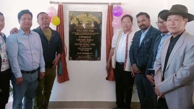 Arunachal:  Phurpa Tsering inaugurates PWD EE Office and Gymkhana at Doimukh