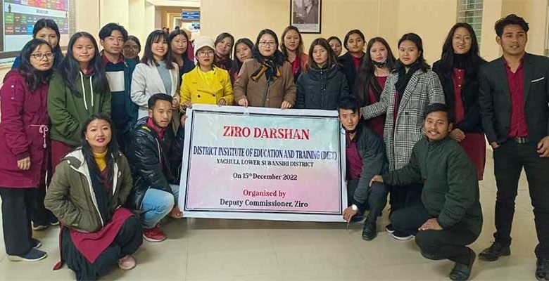 Arunachal: DIET Yachuli students on Ziro Darshan tour