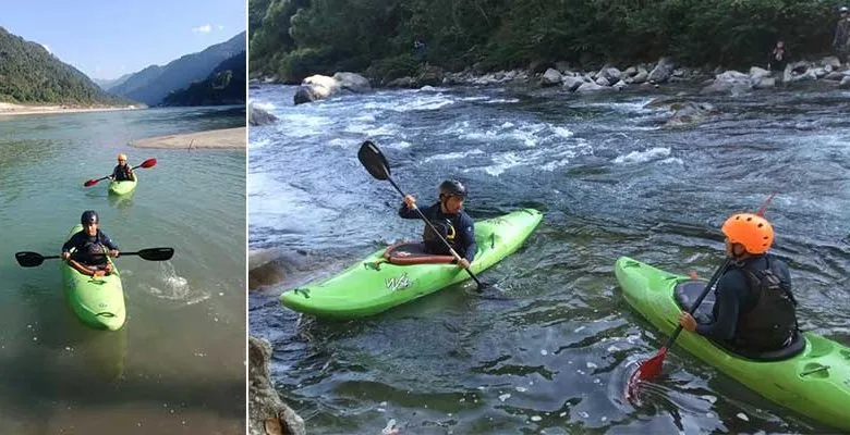 Arunachal: kayaking expedition at Yembung River to promote tourism