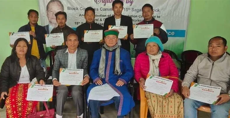 Arunachal: Sagalee Block Congress celebrated INC Foundation Day