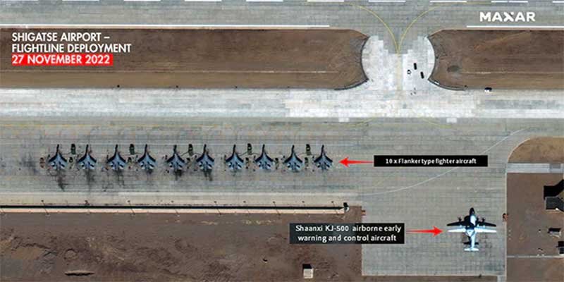 Satellite Image reveals China deployed fighter jets near Arunachal