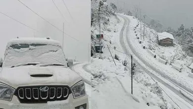 Arunachal: Six districts Experience Snowfall, advice not to come Myodia Pass
