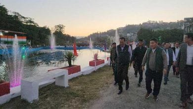 Itanagar: Chowna Mein inaugurates Musical Water Fountain with RGB Laser Show System’ at Energy Awareness Park