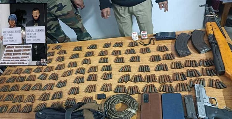 Arunachal: NSCN-K (YA) cadre, OGW apprehended in Nampong, recovered arms and ammunition