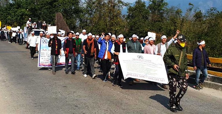 Arunachal: Adisu tales out Rally, submits memorandum to CM