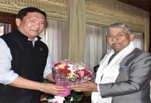 Arunachal: CM Pema Khand calls on the Governor B D Mishra