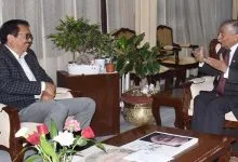 Arunachal: Dy CM Chowna Mein calls on the Governor