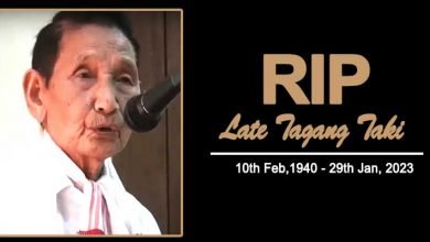 Arunachal Pradesh Literary Society grieves demise of Tagang Taki