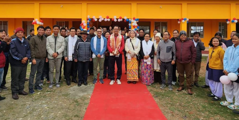 Arunachal: Chowna Mein inaugurates, school building, indoor stadium in Namsai