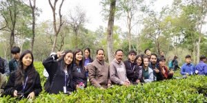 The Students of College of Horticulture and Forestry and College of Agriculture, Central Agricultural University, Arunachal Pradesh visited to Donyi Polo Tea Garden
