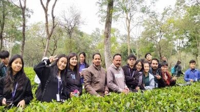 The Students of College of Horticulture and Forestry and College of Agriculture, Central Agricultural University, Arunachal Pradesh visited to Donyi Polo Tea Garden