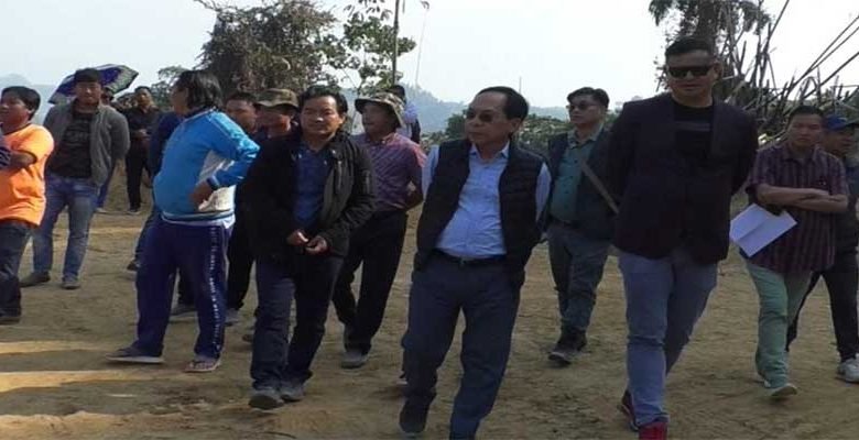 Arunachal: Minister, IMC Mayor, officials visit ongoing SWMP site at Chimpu