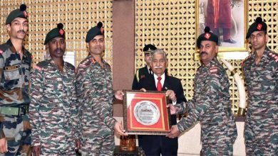 Arunachal: Governor presents Governor’s Silver Salver to 5 battalions of 5 MADRAS Regiment