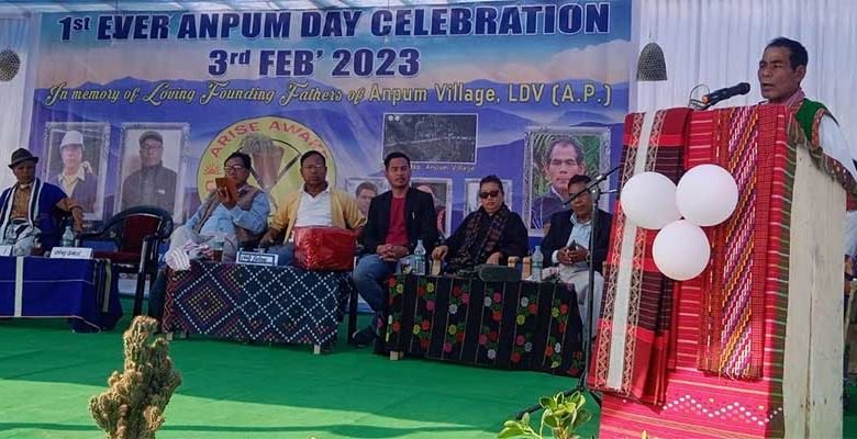 Arunachal: Anpum village celebrates 1st ever Anpum Day with the theme- ‘rise, awake and united forever’