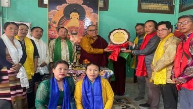 Aruachal: TMWS memebers meet Dungse Rizin Dorjee Rinpoche at Buddhist Monastery in Rangapara Assam