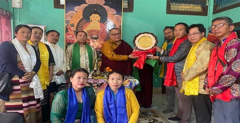 Aruachal: TMWS memebers meet Dungse Rizin Dorjee Rinpoche at Buddhist Monastery in Rangapara Assam