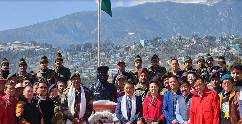 Arunachal Major Bob Khating day celebrated at Tawang war memorial
