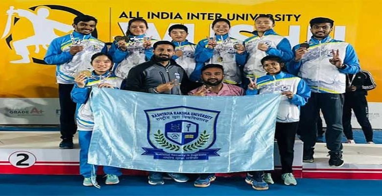 Arunachal: RRU team win 9 Gold medals in All India Inter-University Wushu Championship