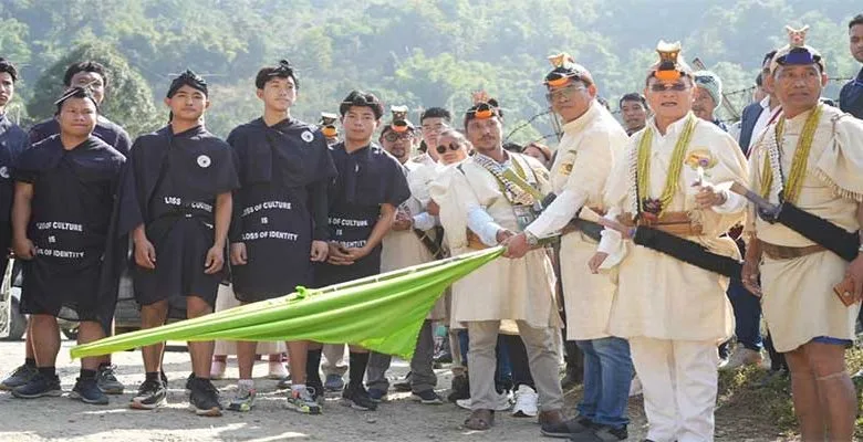 Arunachal: Mama Natung kik starts Sports event of golden jubilee Nyokum Yullo celebration in Toru