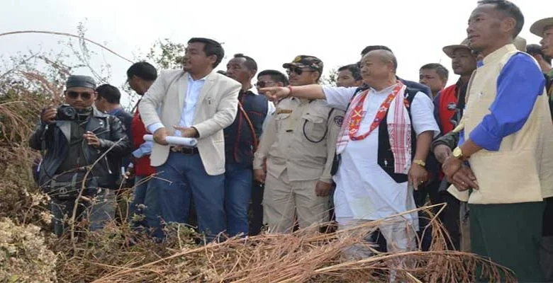 Arunachal: Tai Tagak visits Anglo-Wancho War site of 1875 at Ninu
